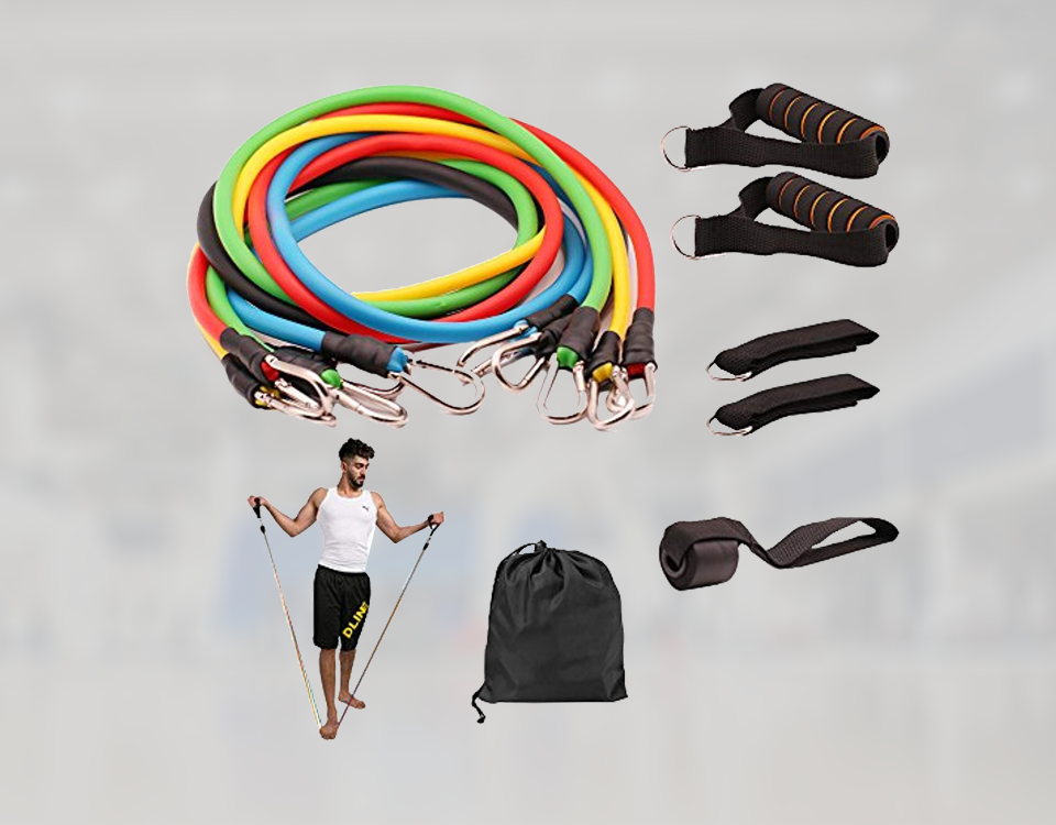 Gym Resistance Bands including Door Anchor & small Bag