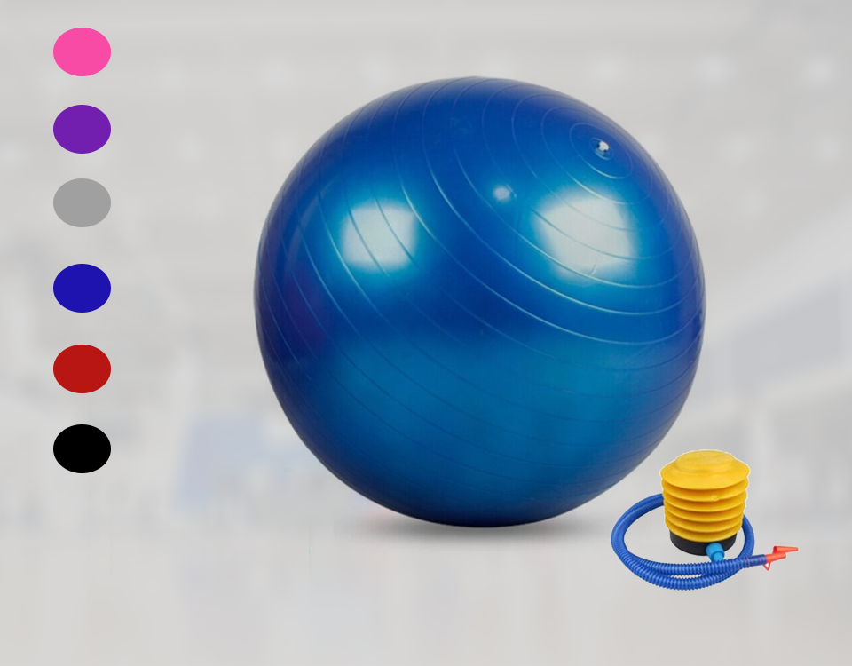 Stability Pilates Ball Exercises With Air Pump
